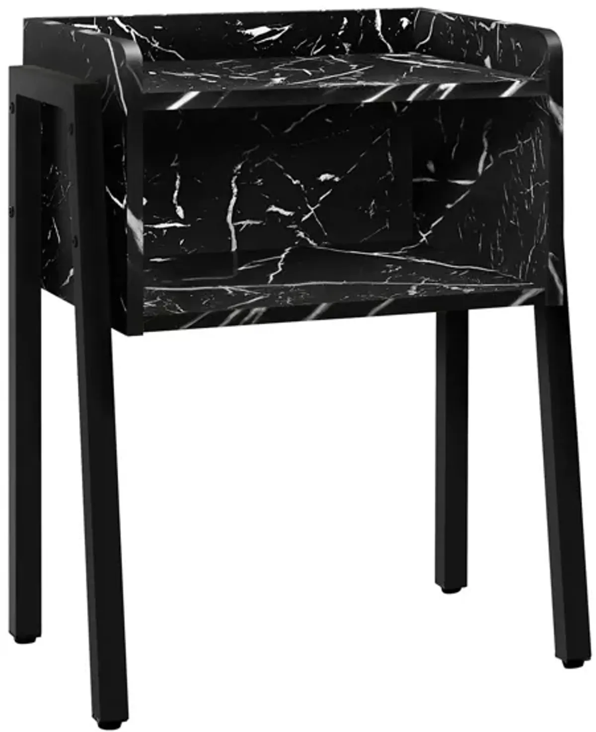 Camden Nightstand in Black by Monarch Specialties