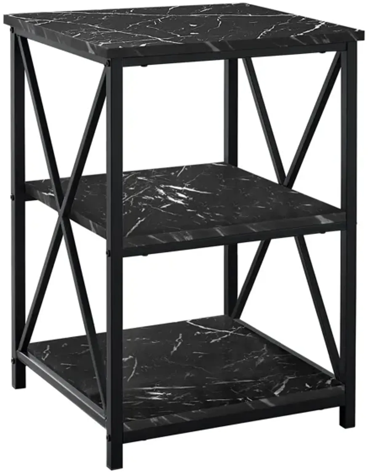 Lorla Nightstand in Black by Monarch Specialties