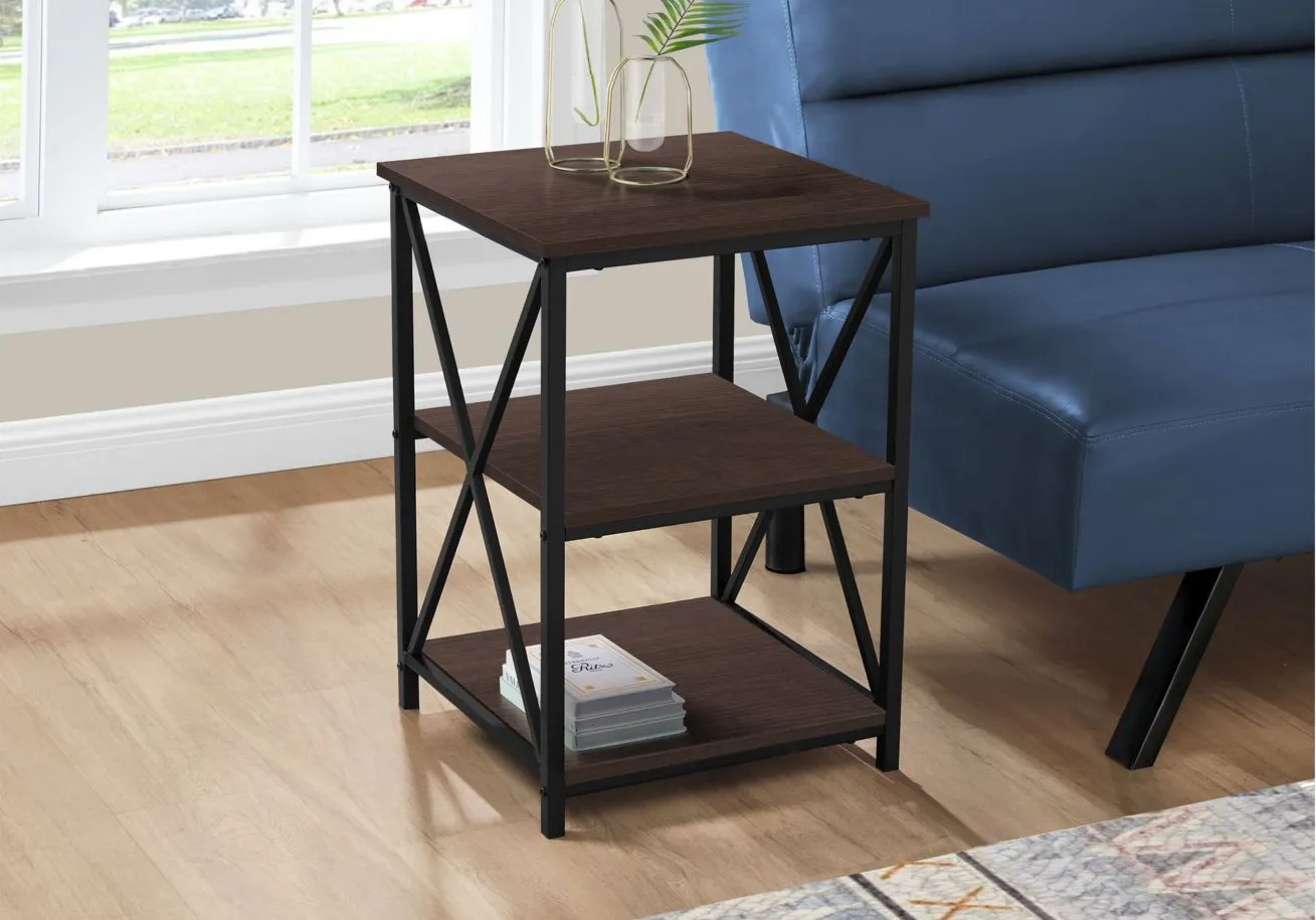 Lorla Nightstand in Espresso by Monarch Specialties