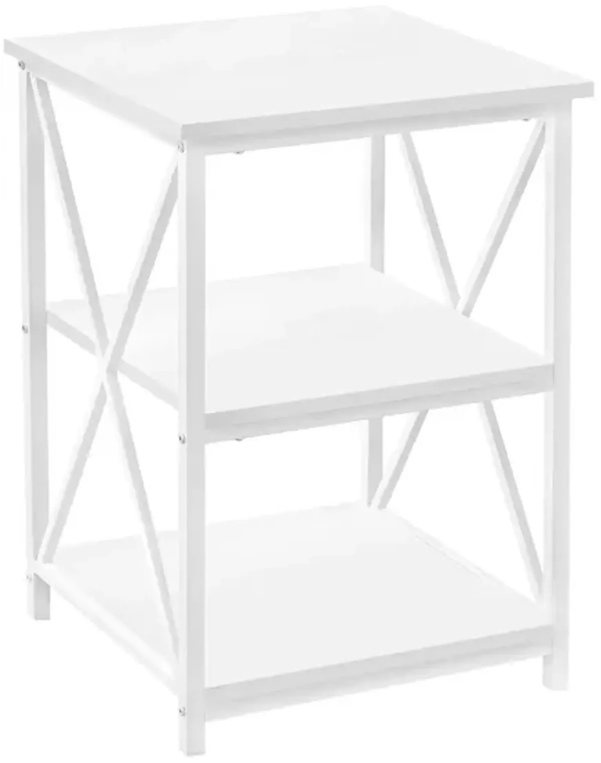 Lorla Nightstand in White by Monarch Specialties