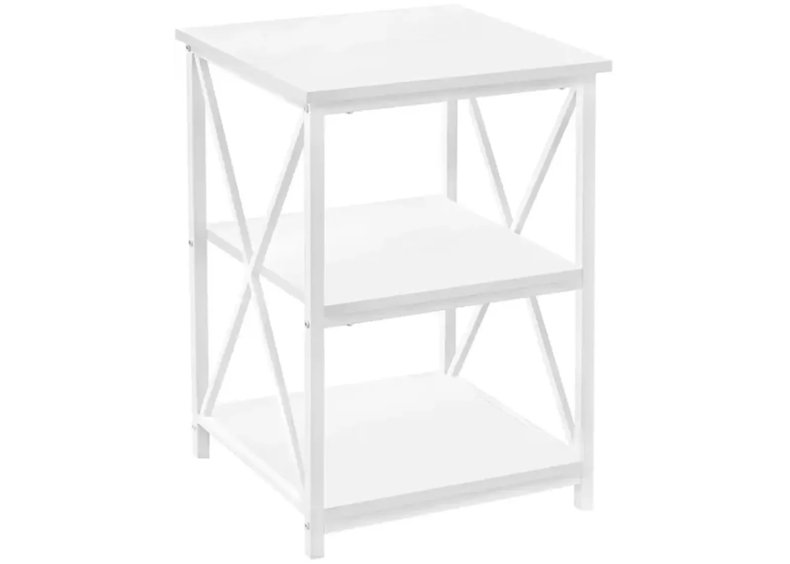 Lorla Nightstand in White by Monarch Specialties