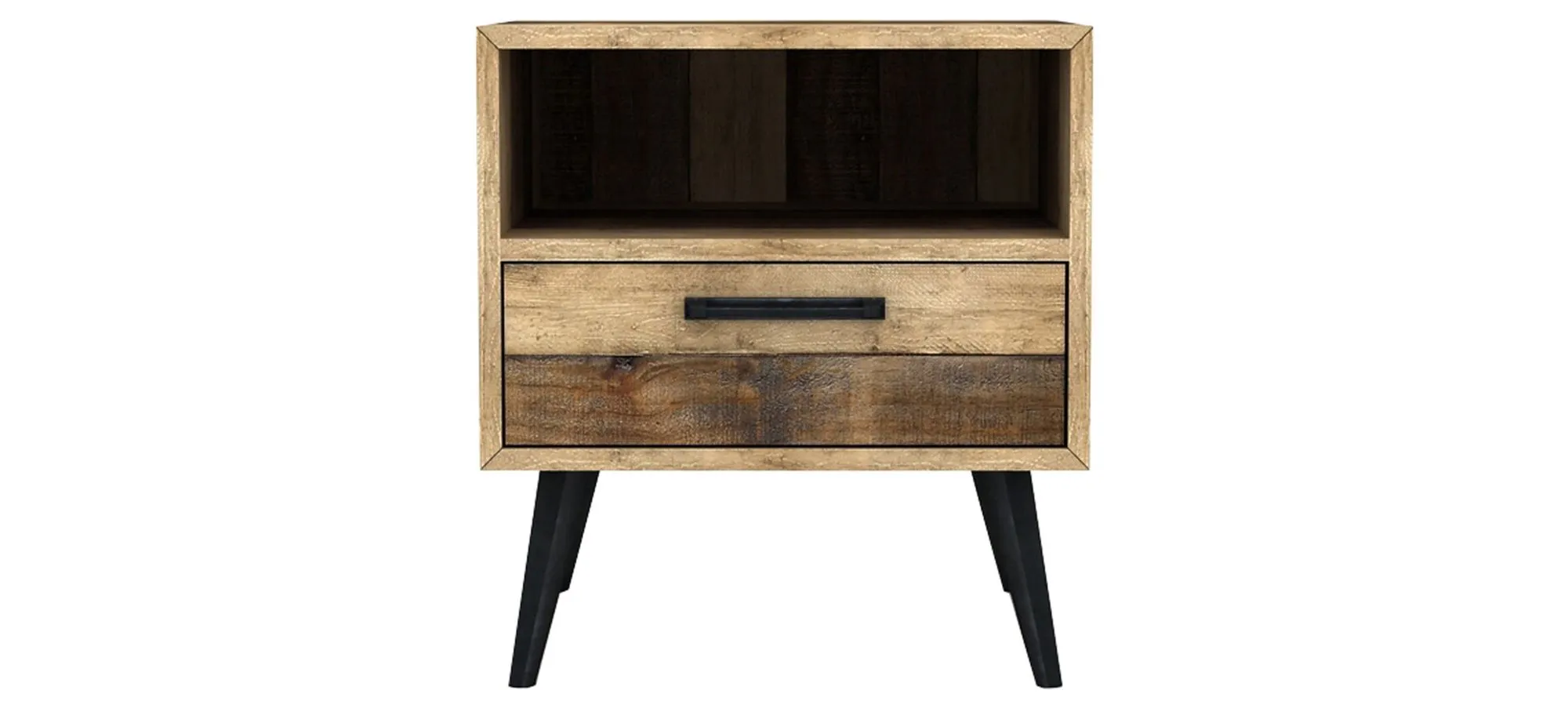 Apollo One Drawer Nightstand in Brown by LH Imports Ltd