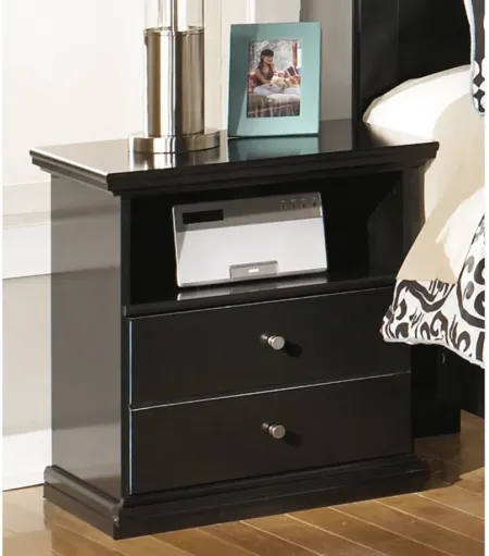 Adele Nightstand in Black by Ashley Furniture