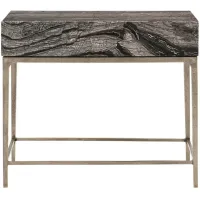 Linea Nightstand in Laminated Black Forest Marble by Bernhardt