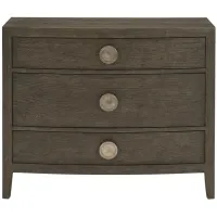 Linea Nightstand in Cerused Charcoal by Bernhardt