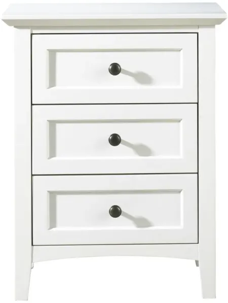 Tompkins Nightstand in White by Bellanest