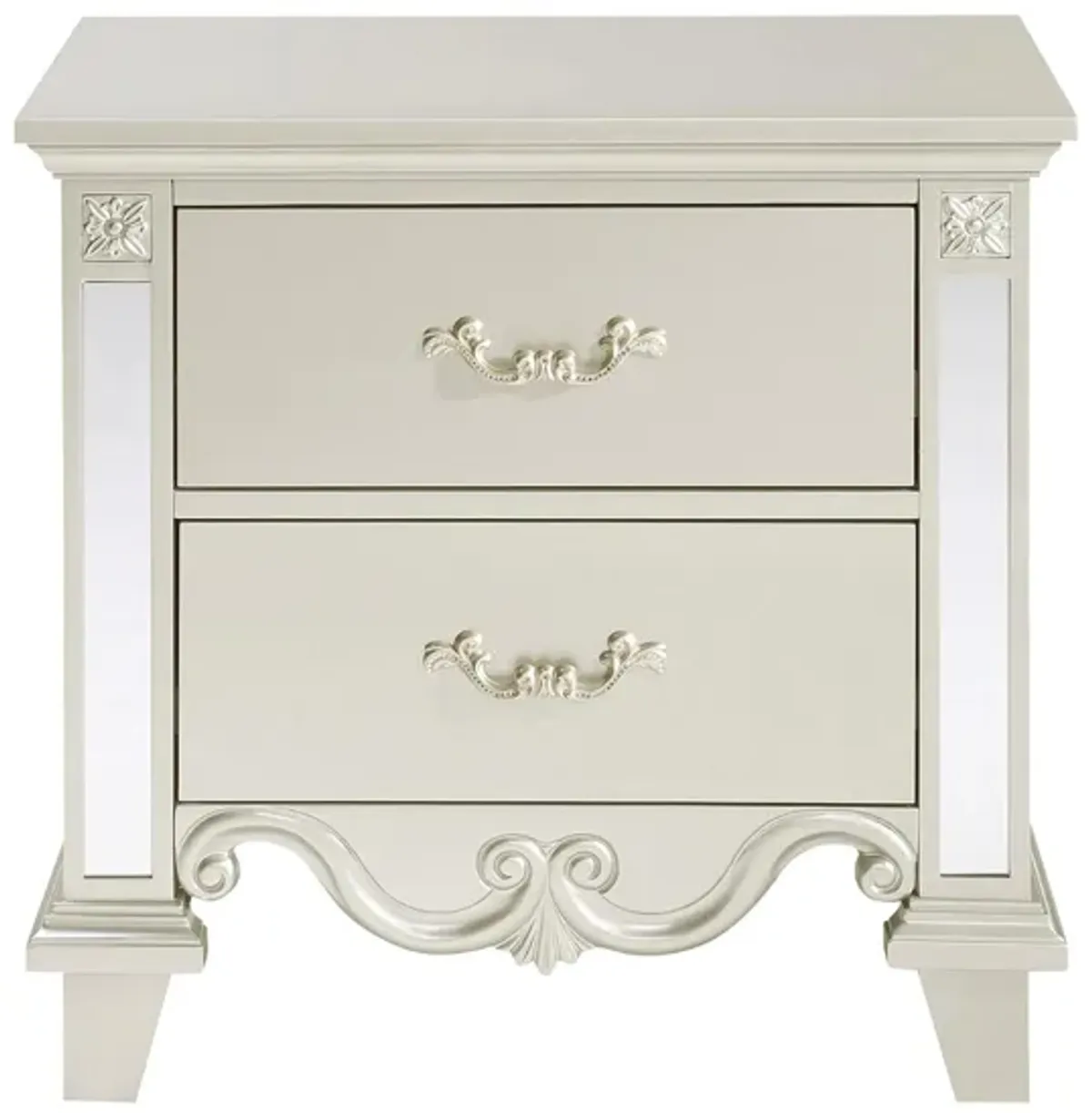 Motsinger Nightstand in Champagne by Homelegance