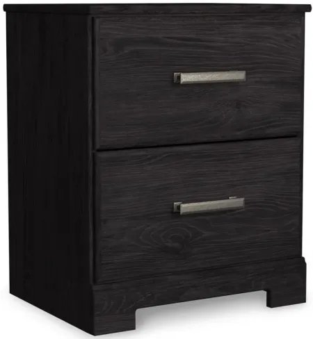 Belachime Nightstand in Black by Ashley Furniture