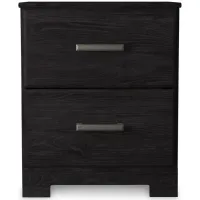Belachime Nightstand in Black by Ashley Furniture