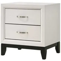 Akerson Nightstand in White by Crown Mark