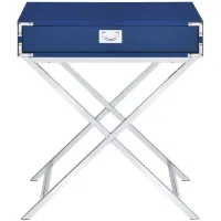 Estelle Nightstand in Glossy Blue by Elements International Group