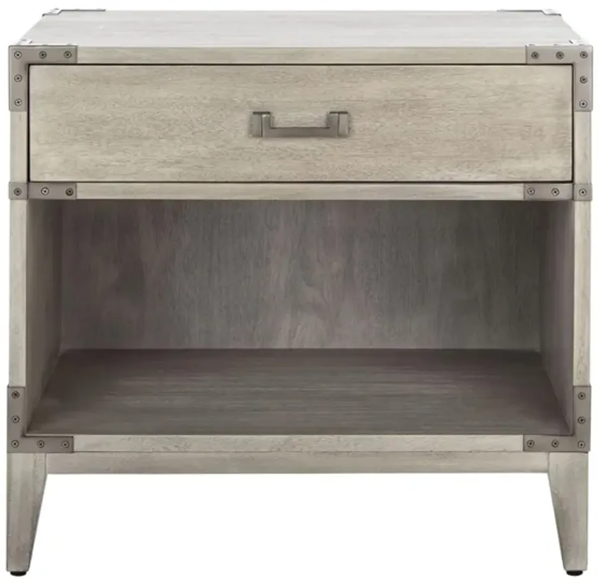 Christina Nightstand in Light Gray by Safavieh