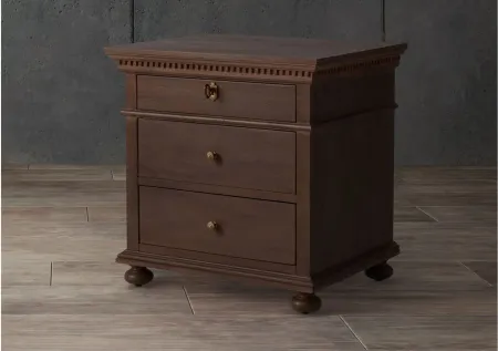 Edna Nightstand in Brown by Safavieh
