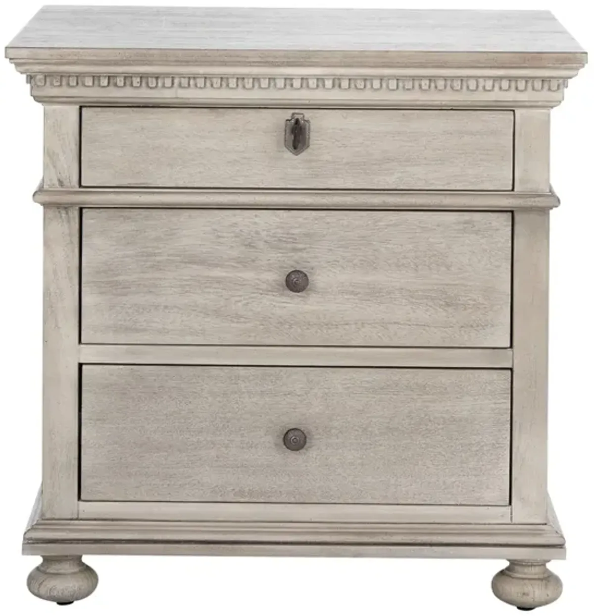 Edna Nightstand in Light Gray by Safavieh