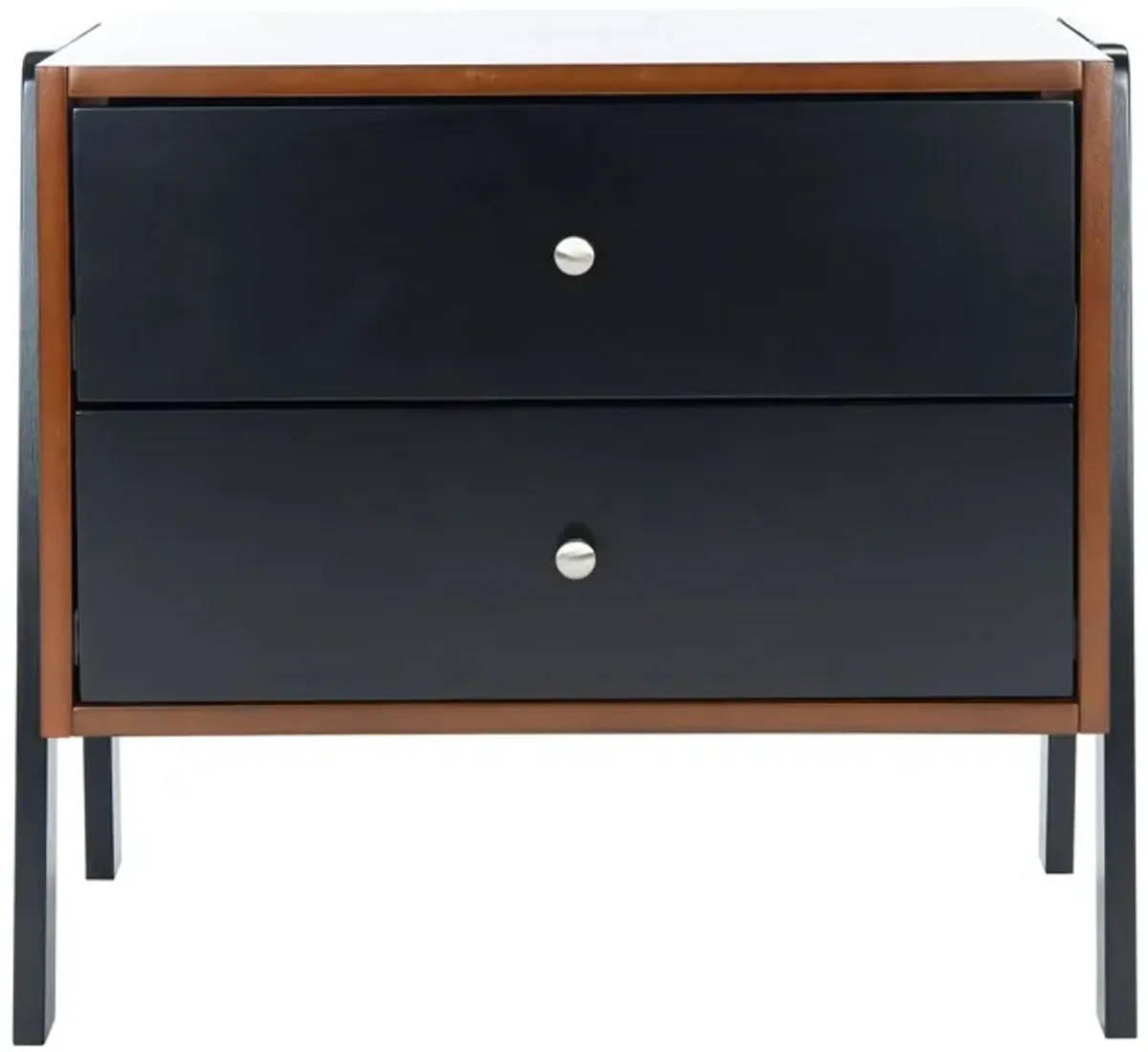 Fenno Nightstand in Black by Safavieh