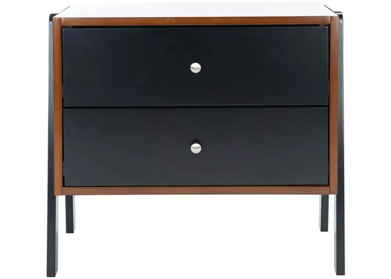 Fenno Nightstand in Black by Safavieh