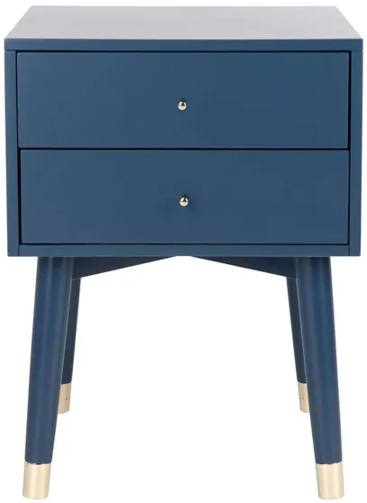 Flora Nightstand in Lapis Blue by Safavieh