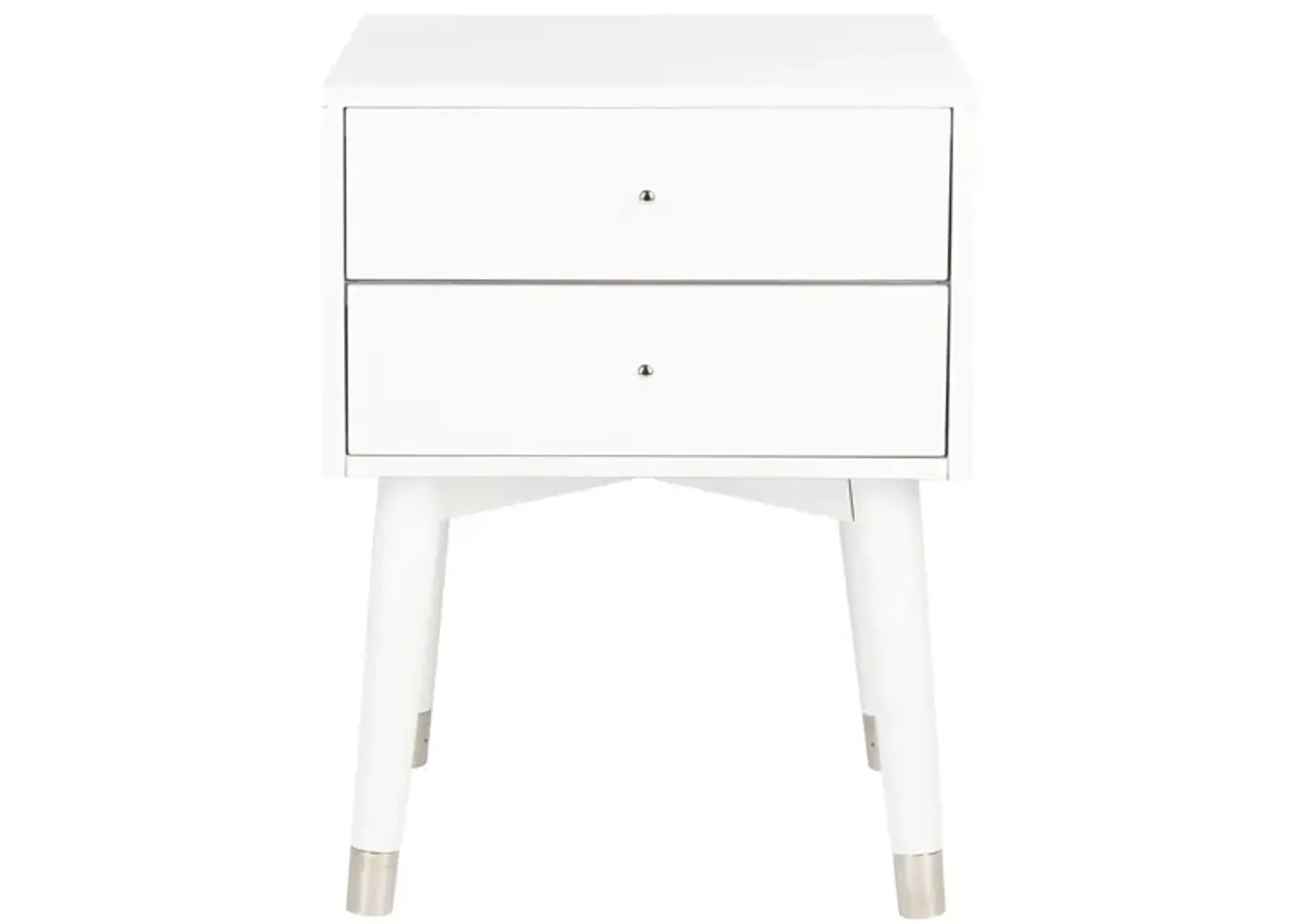 Flora Nightstand in White by Safavieh