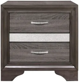 Two-Tone Finish (Gray and Silver Glitter) color