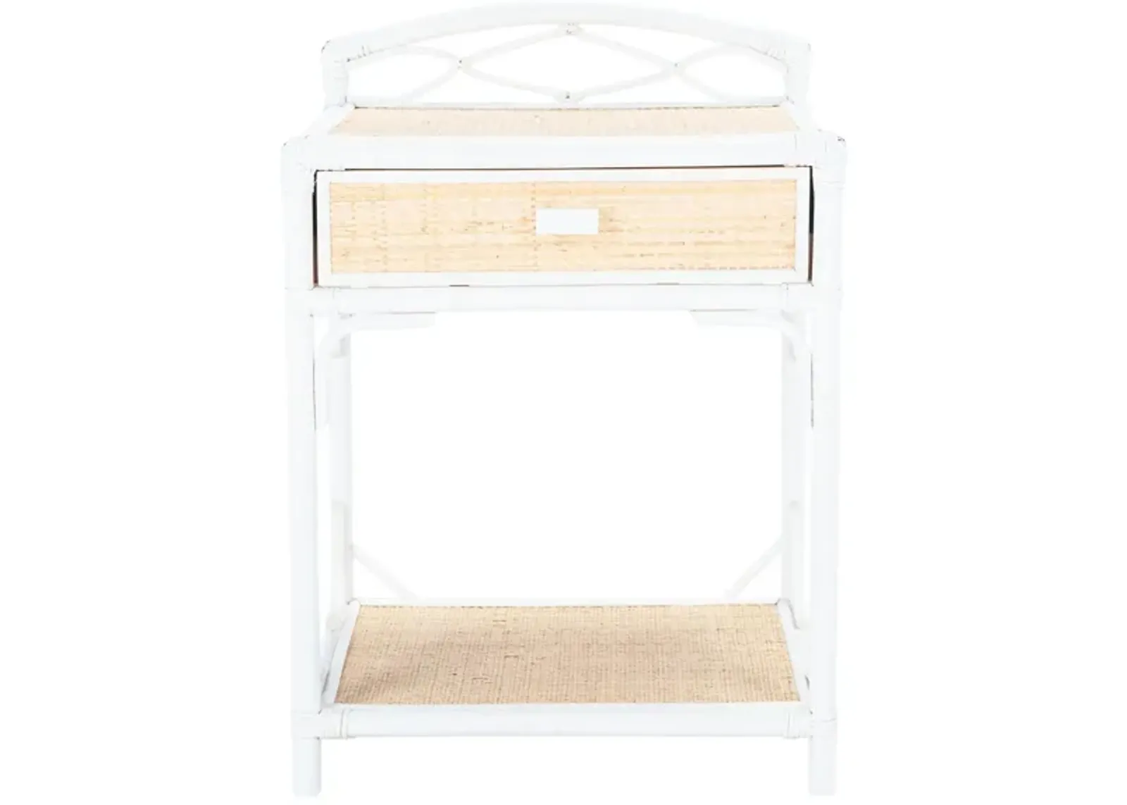 Justice Nightstand in White by Safavieh