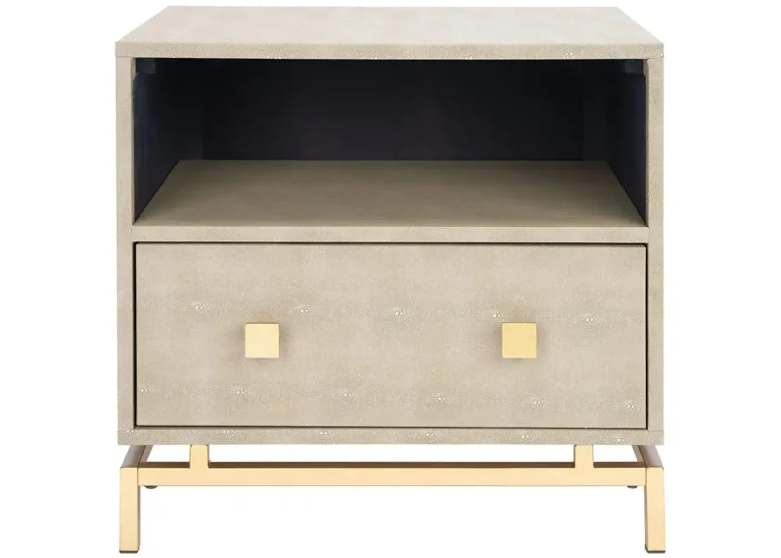 Kyla Nightstand in Taupe by Safavieh