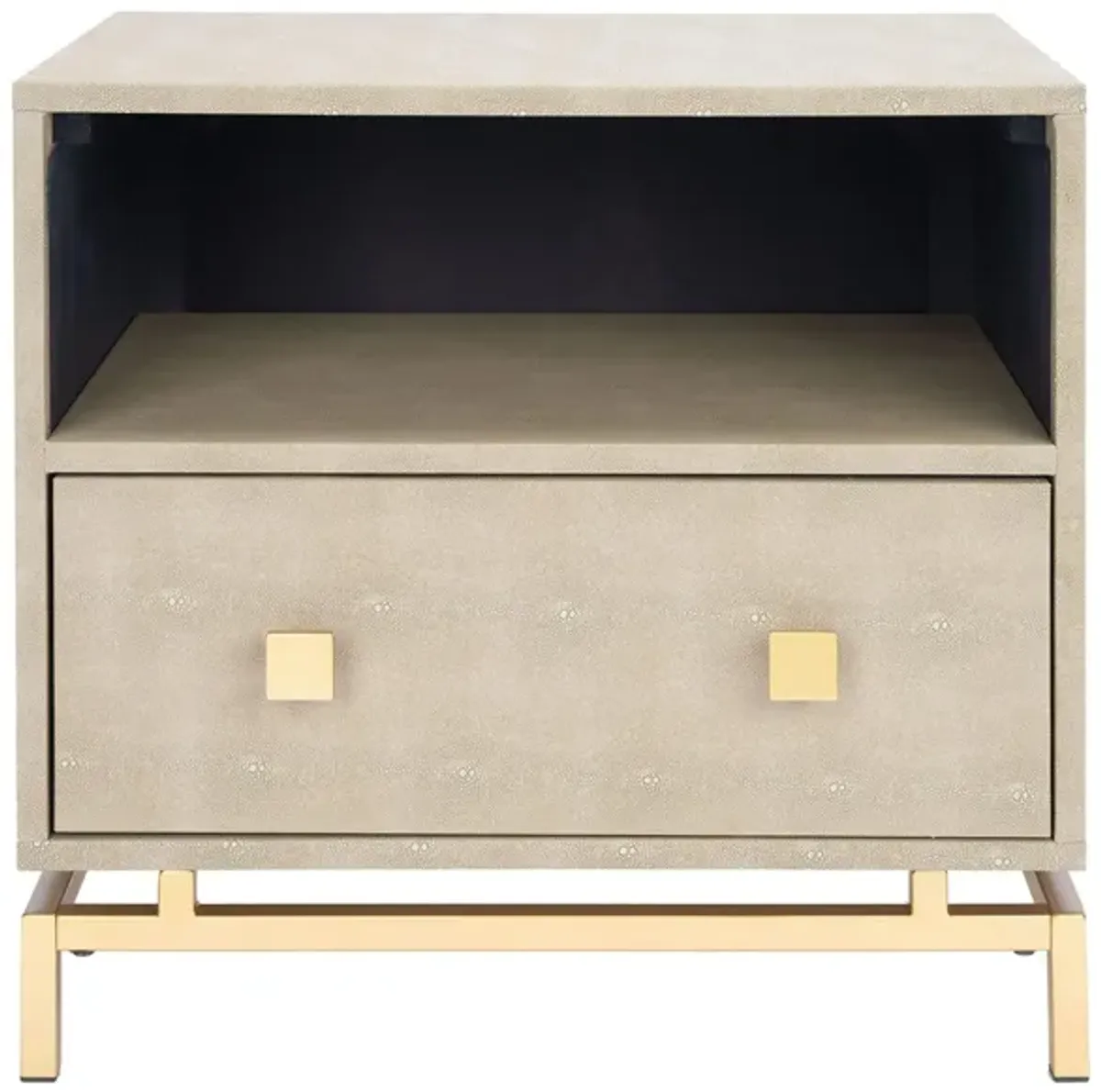 Kyla Nightstand in Taupe by Safavieh