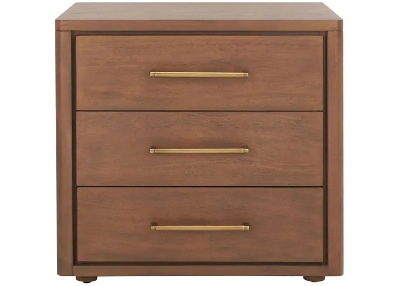 Lawrence Nightstand in Brown by Safavieh