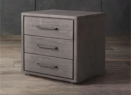 Lawrence Nightstand in Light Gray by Safavieh