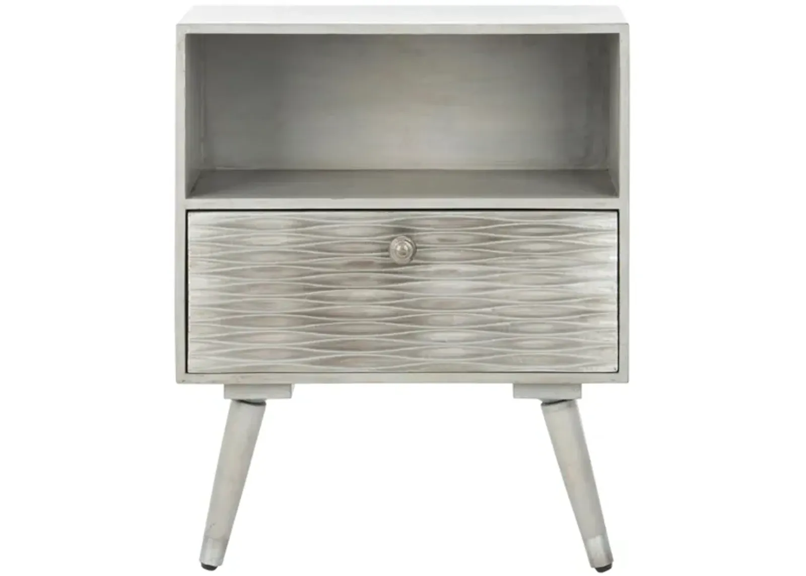 Maxine Nightstand in Gray by Safavieh