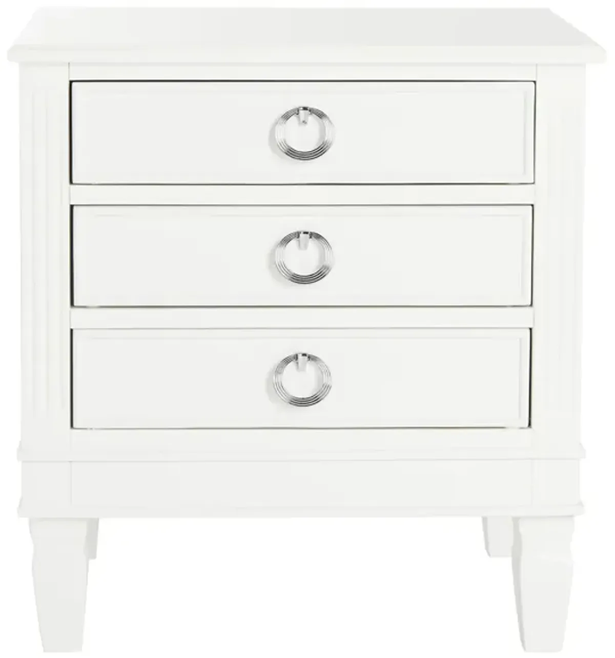 Odilia Nightstand in White by Safavieh