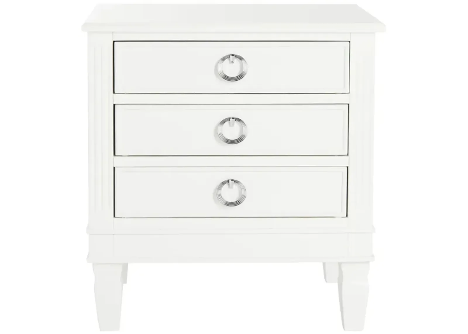 Odilia Nightstand in White by Safavieh