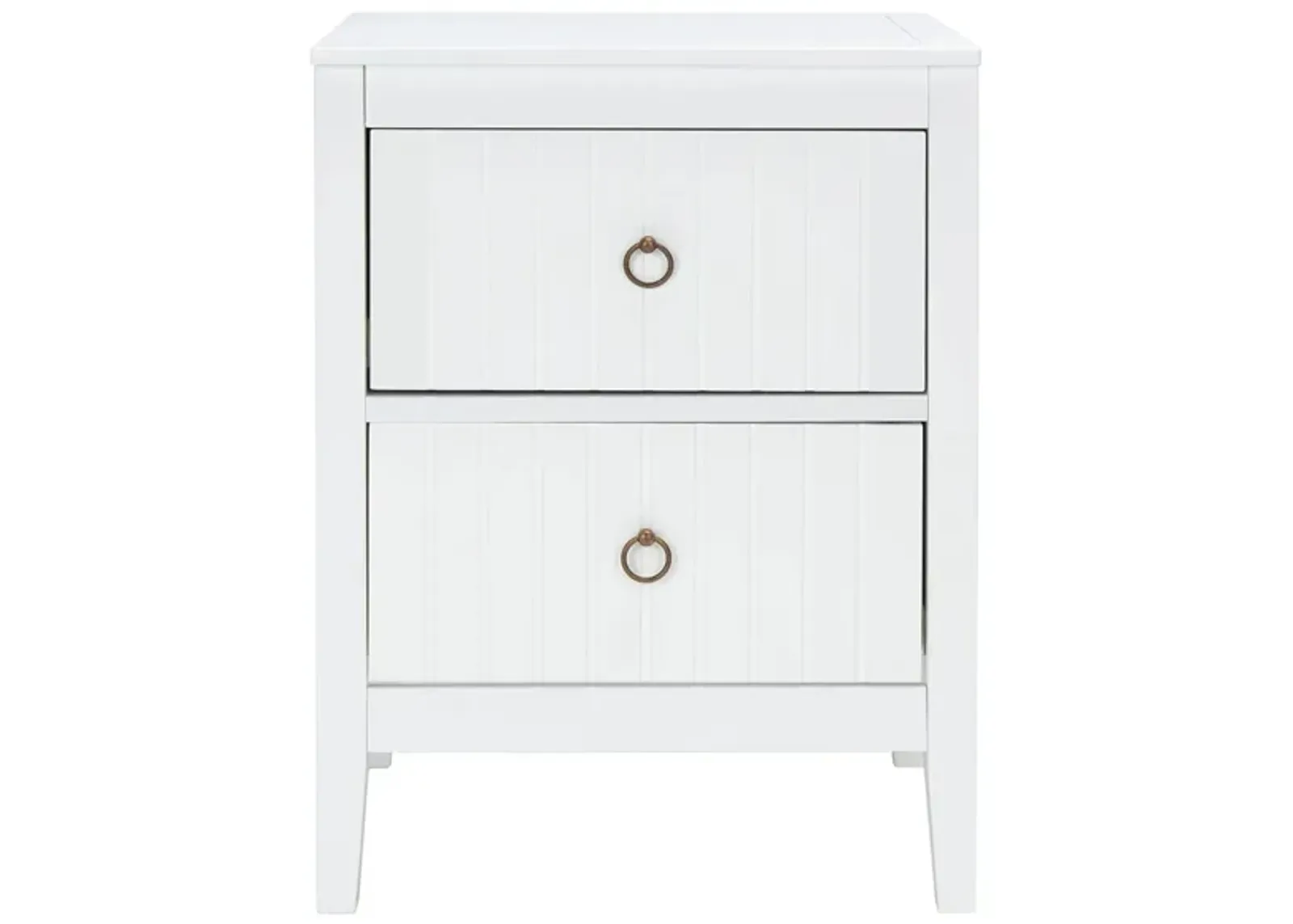 Rosa Nightstand in White by Safavieh