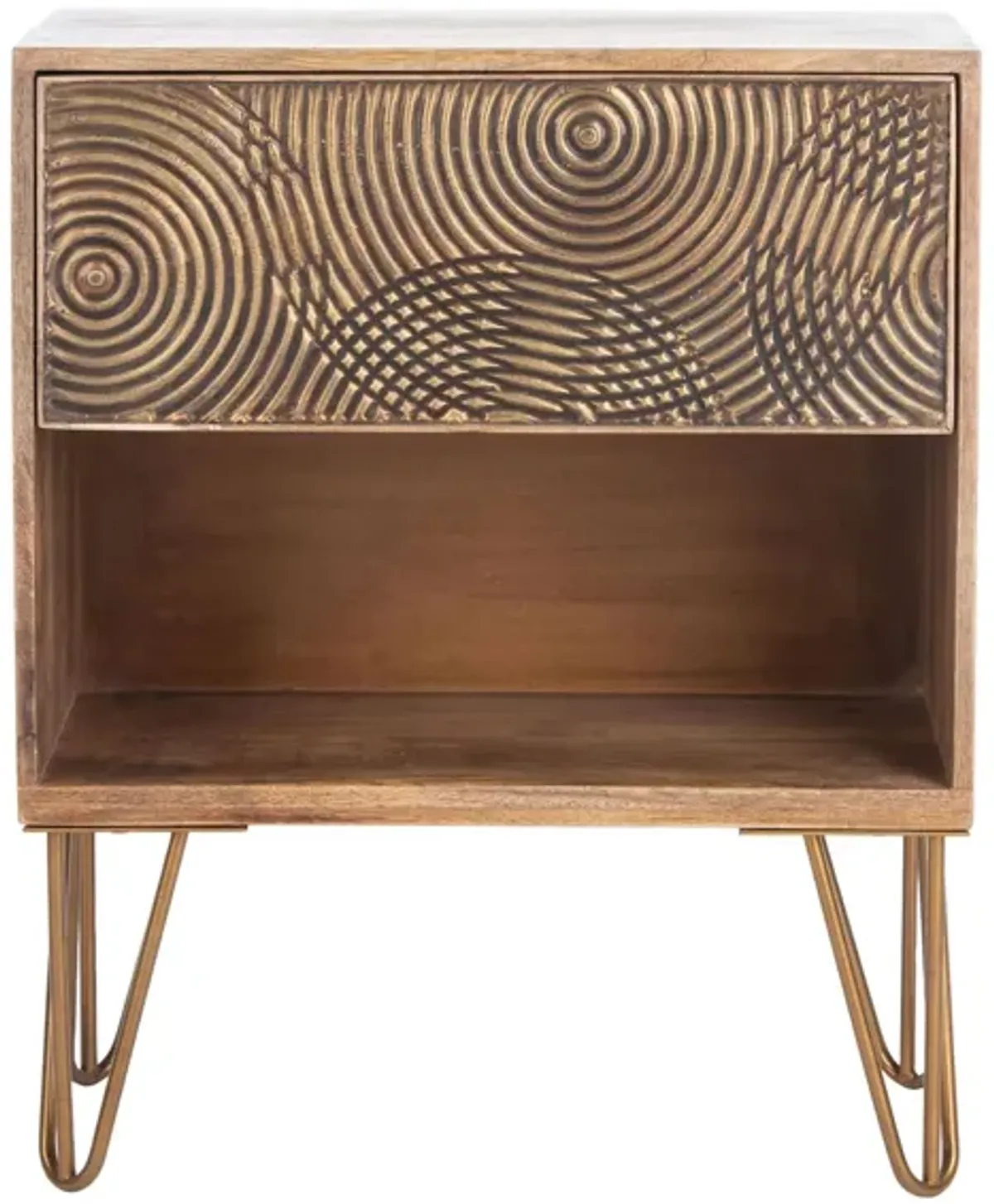 Siobhan Nightstand in Natural by Safavieh