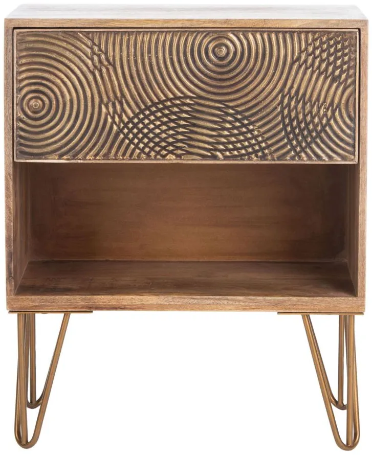Siobhan Nightstand in Natural by Safavieh