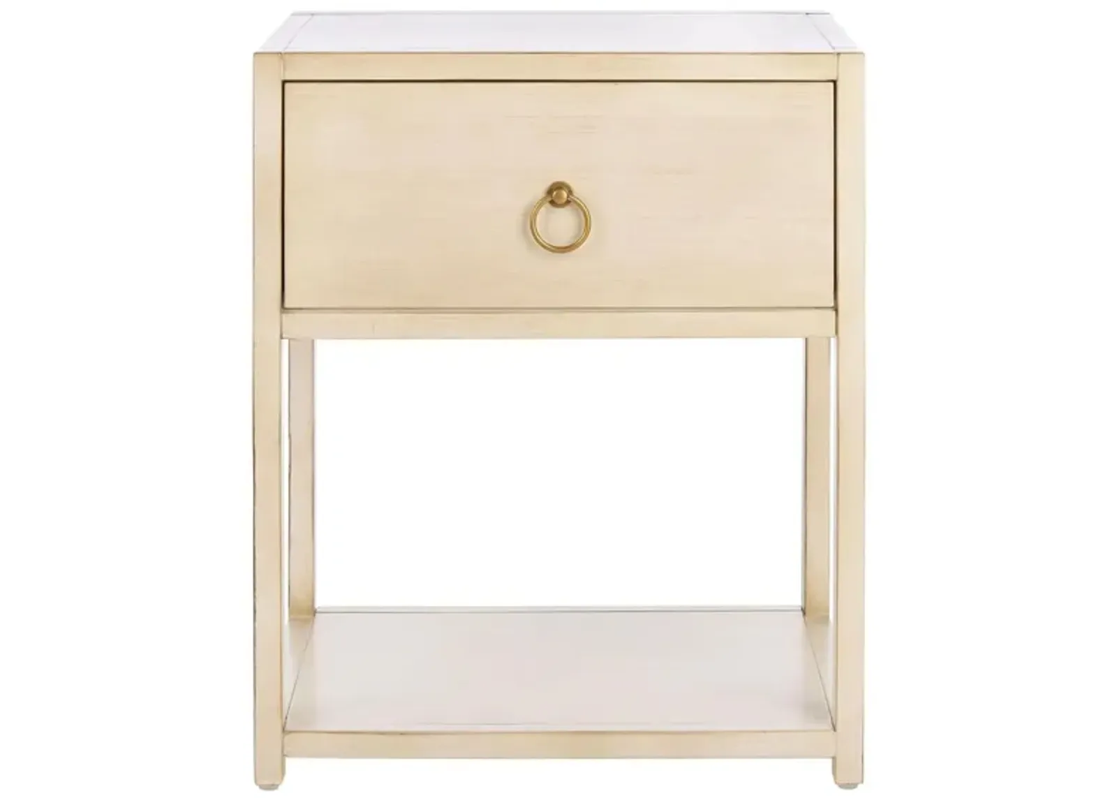 Thea Nightstand in Antique White by Safavieh