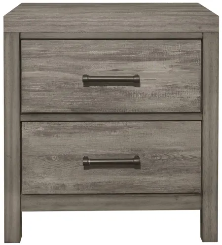 Fontaine Nightstand in Weathered Gray by Homelegance