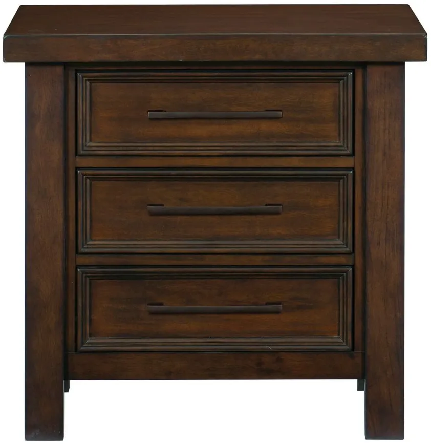 Rosemont Nightstand in Brown by Homelegance