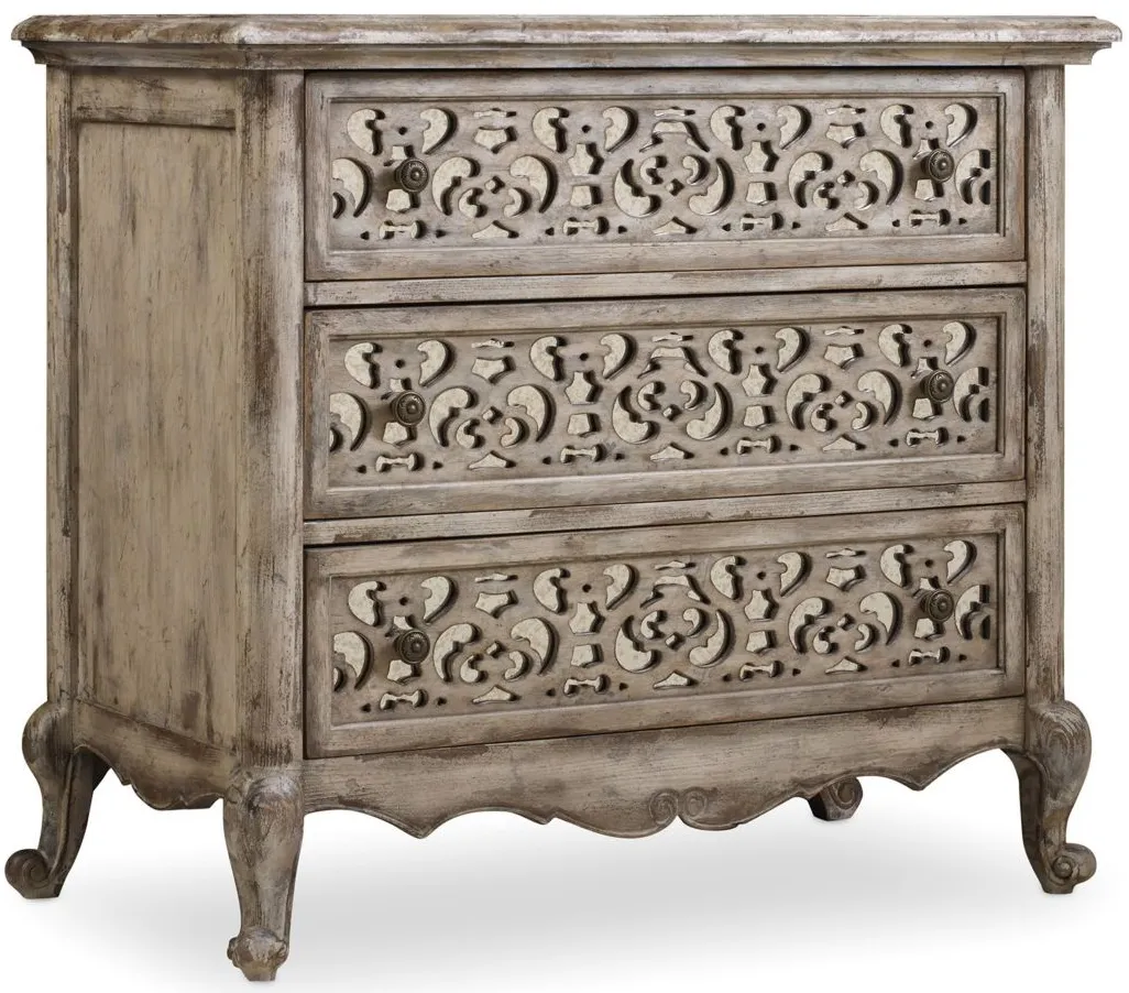 Chatelet Fretwork Nightstand in Pecan by Hooker Furniture