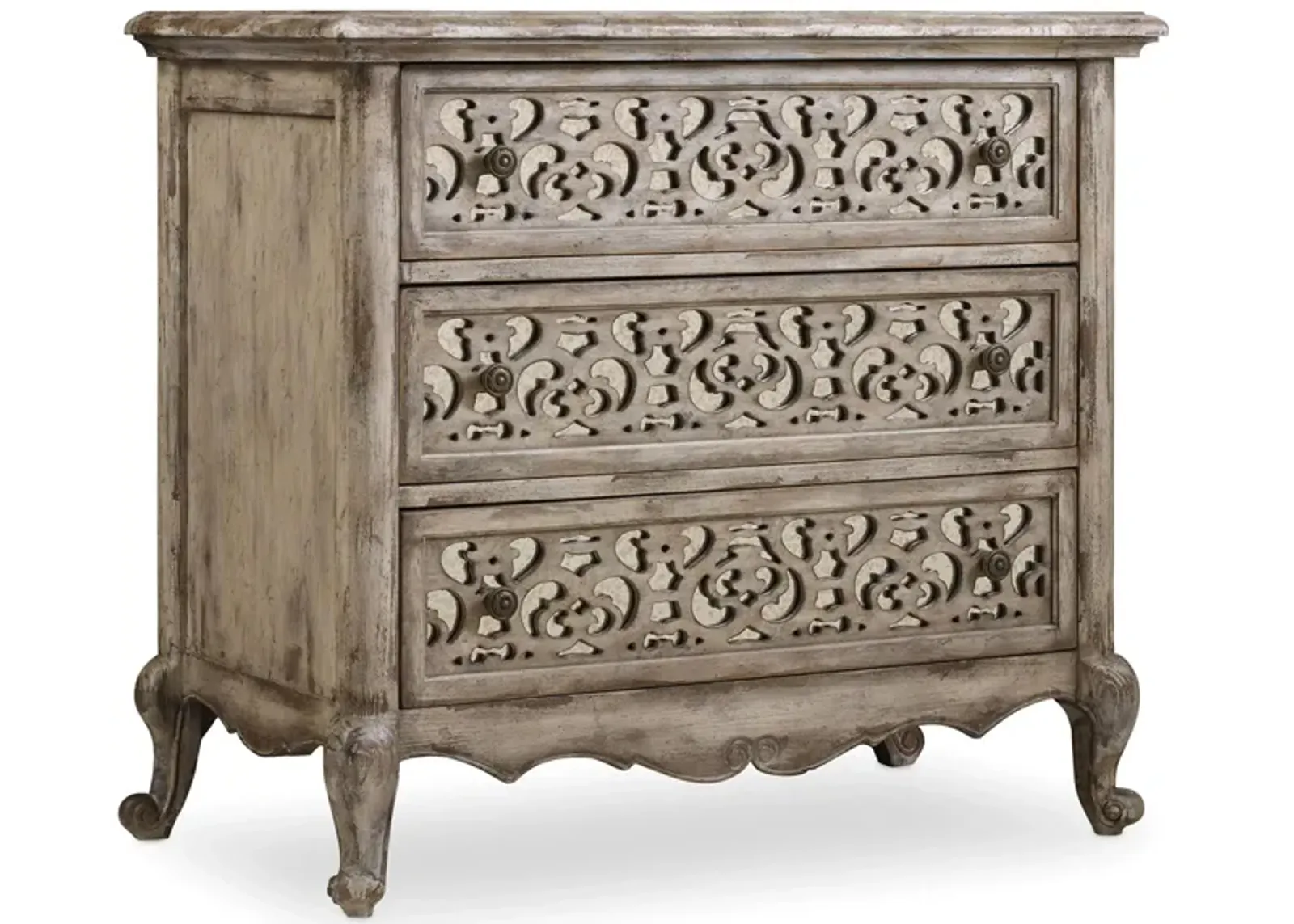 Chatelet Fretwork Nightstand in Pecan by Hooker Furniture