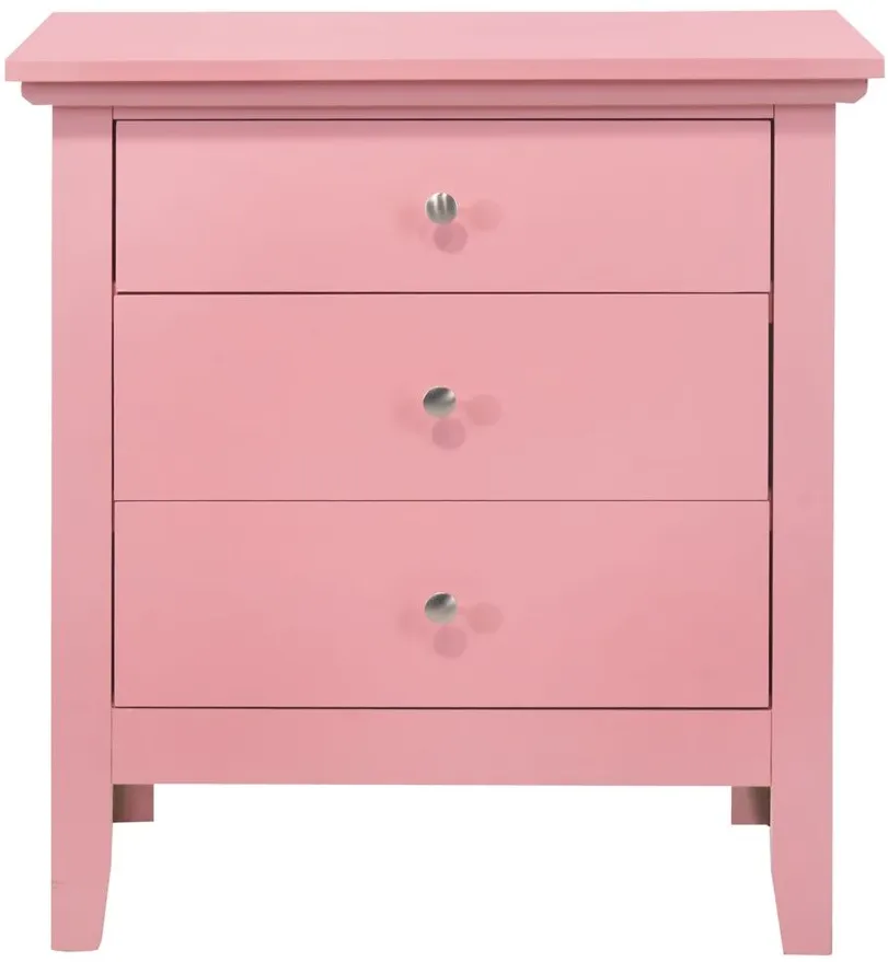 Hammond Nightstand in Pink by Glory Furniture