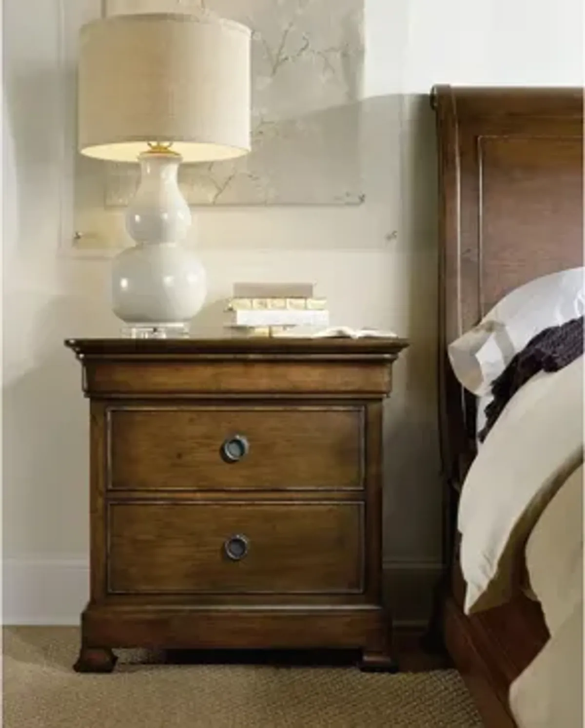 Archivist Three-Drawer Nightstand