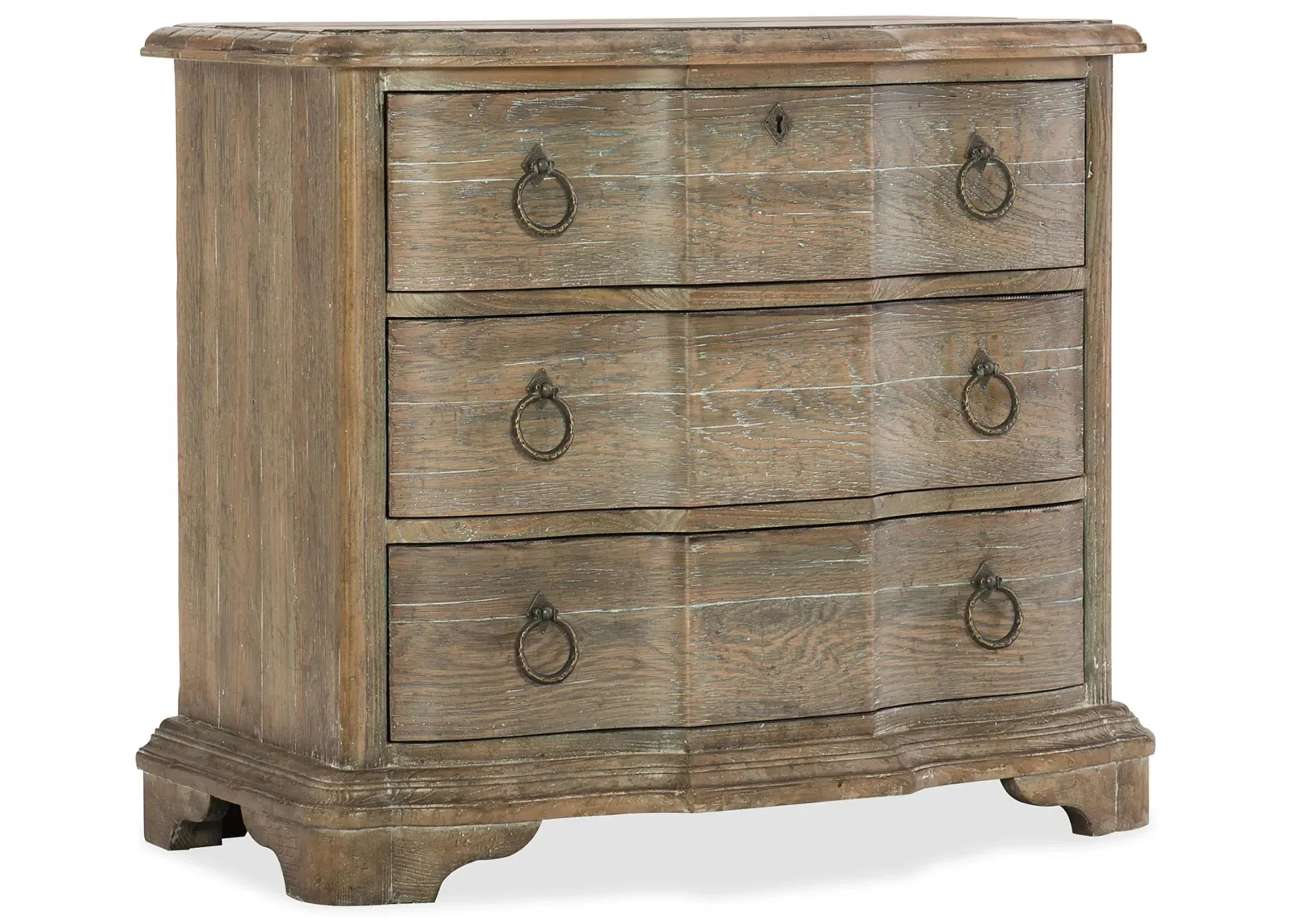 Boheme Three-Drawer Nightstand in Brown by Hooker Furniture