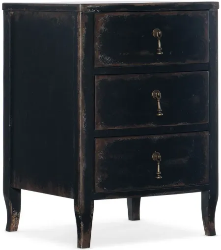 Ciao Bella Telephone Table in Black by Hooker Furniture