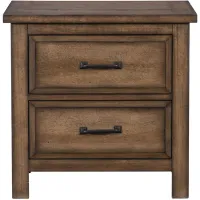 Clarence Nightstand in Light Brown by Homelegance