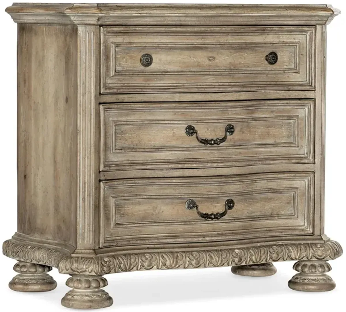 Castella Three Drawer Nightstand