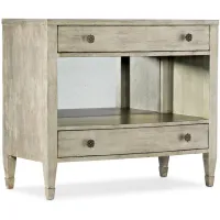 Sanctuary Gemme Two Drawer Nightstand in Beige by Hooker Furniture