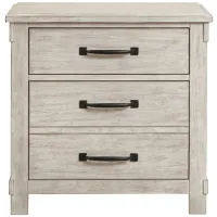 Jack 2 Drawer Nightstand in White by Elements International Group