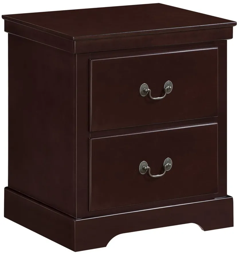 Place Nightstand in Cherry by Homelegance