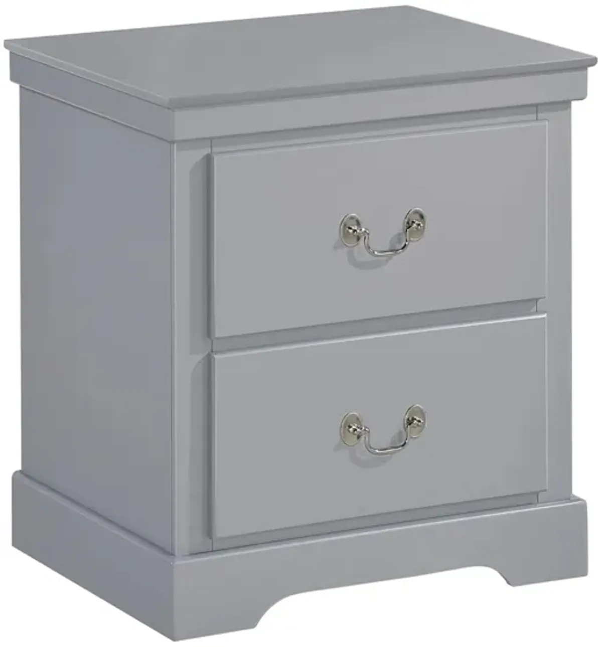 Place Nightstand in Gray by Homelegance