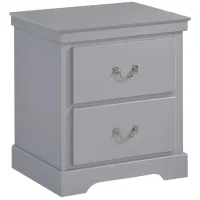 Place Nightstand in Gray by Homelegance